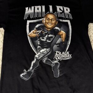 Black Sunday #83 Waller T Shirt Men Large Black